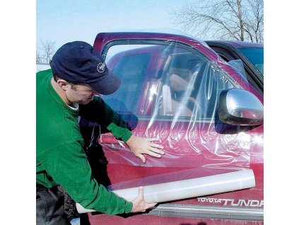 Fólie krycí nouzová, na poškozená okna auta, průsvitná PE, 91 cm x 30 m - ProGlass