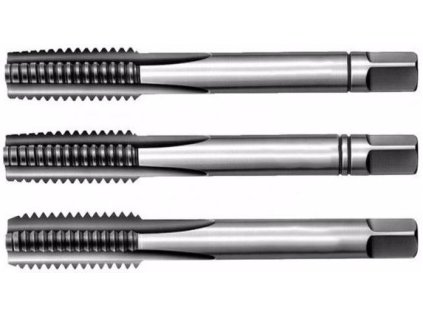 Závitník sadový M20x2,5 NO, levý závit ČSN 22 3010, 3 ks