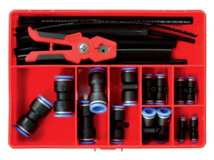 Sada na opravu tlakovzdušných hadic, 22 dílů - Kunzer