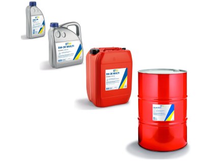 Motorové oleje 5W-30 Multi, různé objemy - Cartechnic