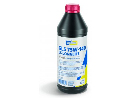 Převodový olej GL5 75W-140 LS Longlife, pro převodovky a nápravy, 1 litr - Cartechnic