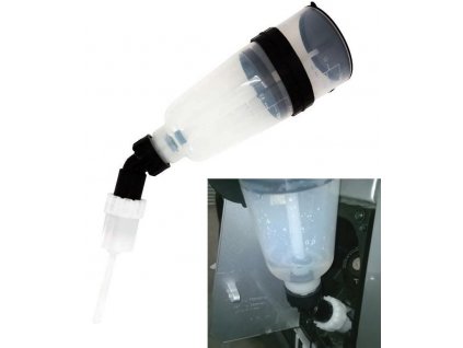 Trychtýř se stupnicí pro plnění AdBlue, zahnutý 45 stupňů, plast - HU46021