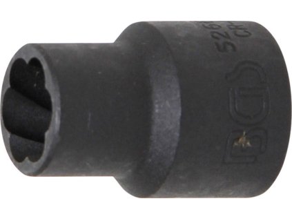 Nástrčná hlavice 1/2" 12 mm, na poškozené - stržené šrouby - BGS 5266-12