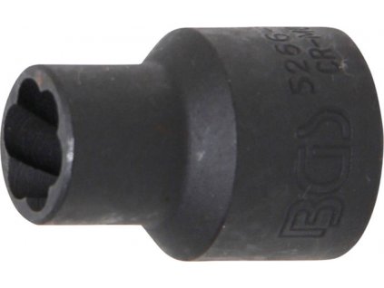 Nástrčná hlavice 1/2" 11 mm, na poškozené - stržené šrouby - BGS 5266-11