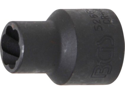 Nástrčná hlavice 1/2" 11 mm, na poškozené - stržené šrouby - BGS 5266-11