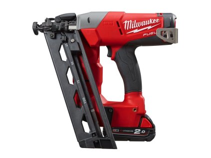 Aku hřebíkovačka úhlová 18V 2,0 Ah, zásobník na 110 hřebů - Milwaukee M18 CN16GA-202X