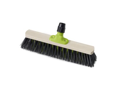 Koště - smeták Prestige, šířka 40 cm, štětiny do X, dřevěný rám