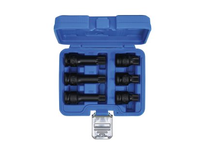 Zástrčné hlavice 1/2" XZN M14-M18, úderové, sada 6 ks - BGS 5380 01