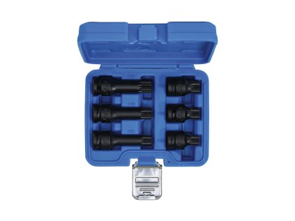 Zástrčné hlavice 1/2" XZN M14-M18, úderové, sada 6 ks - BGS 5380