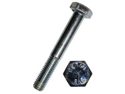 Šrouby šestihranné částečný závit M6x30, DIN 931, pozinkované, sada 100 ks