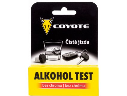 Alkohol tester - detekční trubička, jednorázový - COYOTE