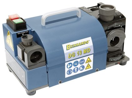 Bruska na vrtáky 2-13 mm, sada s kleštinami a brusným kotoučem - Bernardo DG 13 MD