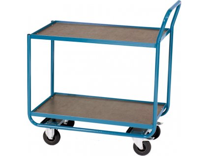 Manipulační vozík - pojízdný stolek, 2 patra, nosnost 200 kg - Nies