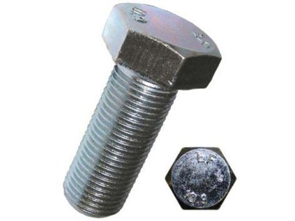 Šrouby šestihranné, celozávit, DIN 961, pozinkované, různé rozměry, sady 25-100 ks