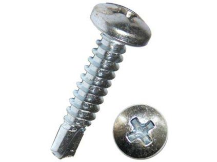 Samořezné šrouby TEX s půlkulatou hlavou 3,5x13 mm, křížové, DIN 7504 N, balení 100 ks