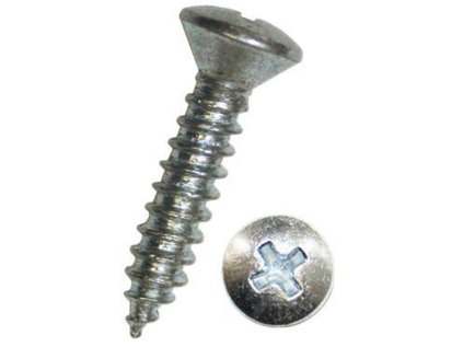 Šrouby do plechu se zápustnou čočkovou hlavou, DIN 7983 C, různé rozměry, balení 50-100 ks