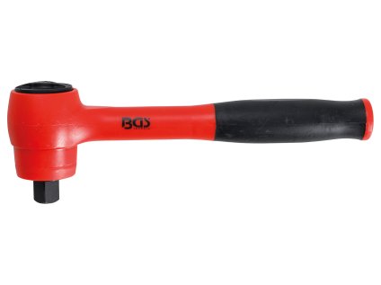 Elektrikářská ráčna 1/2" VDE, izolace 1000 V, 45 zubů, délka 235 mm - BGS 702 01