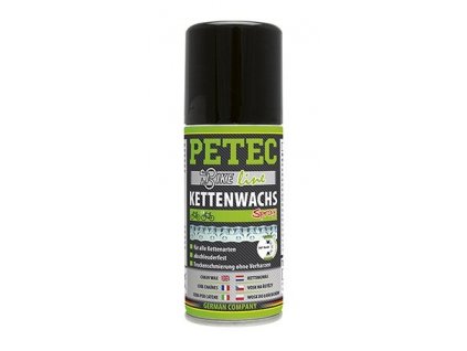 Vosk na dlouhodobé mazání řetězů, sprej 100 ml - Petec