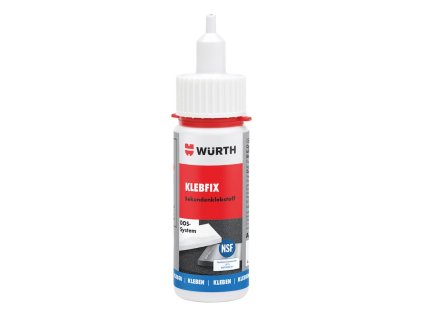 Vteřinové lepidlo Super – Fast Glue, kyanoakrylátové, 50 g – Wurth