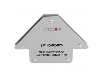 Úhlový magnet pravoúhlý, nosnost 11 kg, hmotnost 340 g - SPARTUS SP145-02-025 1
