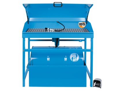 Mycí stůl typ MD 200 litrů, extra nosnost 250 kg, elektrické čerpadlo, štětec - IBS 2