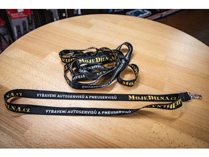 Klíčenka - šňůrka na krk s karabinkou na klíče "MojeDílna.cz"_3