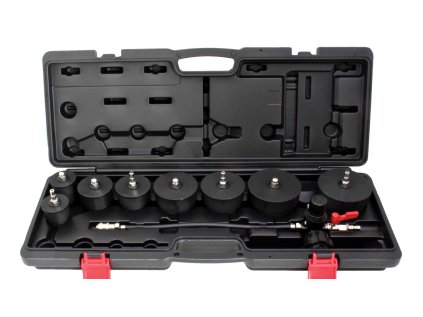 Přípravky pro diagnostiku, natlakování turbosystémů, sada 9 ks – Asta A-9TSP 1