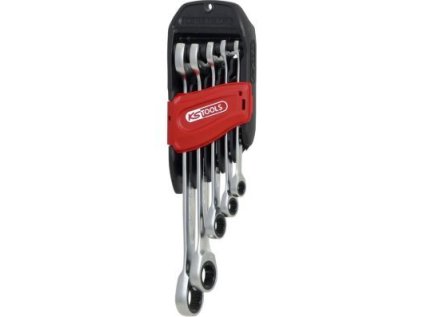 Očkoploché klíče s ráčnou, 8 - 19 mm, sada 5 ks - KS TOOLS 503.5205 1