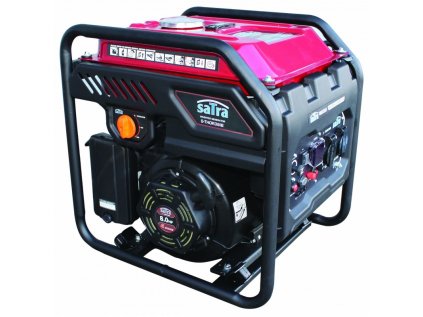 Benzínová elektrocentrála 3800 W, 2 zásuvky 230 V, ruční start - SATRA S-THOR38IB 1