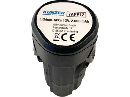 Lithiová baterie 12V, 2000 mAh, pro ráčnový utahovák Kunzer 7AKN38