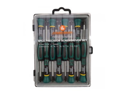 Sada šroubováků TORX T5-T20, na jemnou mechaniku, 8ks - JONNESWAY D3750T08S