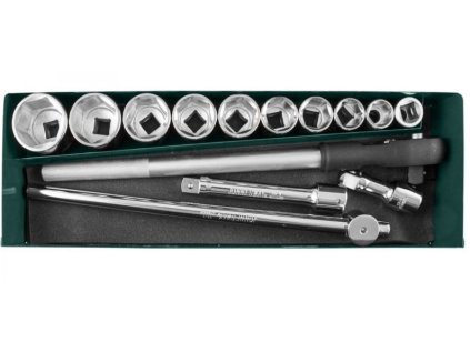 Gola sada 3/4", 6hranné hlavice, velikost 22-50 mm, 14 ks- JONNESWAY