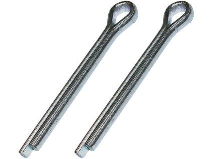 Závlačky 2,0x25 mm DIN 94, pozinkované, sada 100 ks