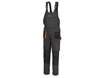 Pracovní kalhoty s laclem Beta Easy, šedé, 7903g, velikost XL
