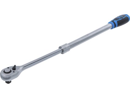 Ráčna teleskopická 12, extra dlouhá 455-595 mm, 72 zubů, s přepínáním - BGS 25214