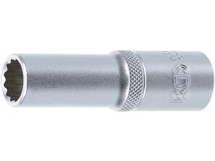 Nástrčná hlavice 1/2" prodloužená 13 mm - 12hranná - BGS 10681