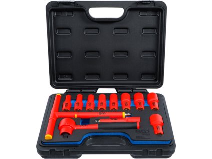 Elektrikářská gola sada 3-8 Pro Torque VDE, izolovaná, 7-22 mm, 12 dílů - BGS 7133