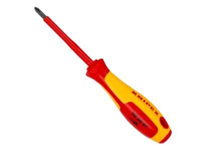 Šroubovák křížový (Philips), izolovaný 1000V, různé velikosti a délky - KNIPEX