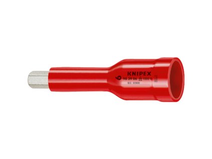 Hlavice zástrčná 1/2", Imbus (šestihran), izolovaná 1000V, 5 mm - KNIPEX 98 49 05