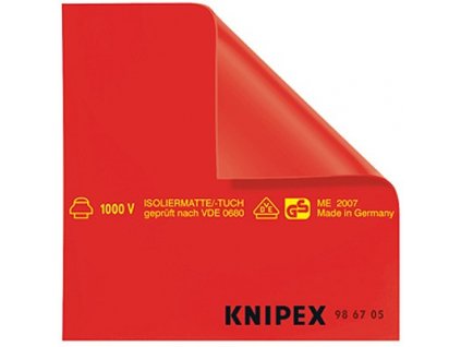 Pryžový izolační přehoz, 1000V, 100x100 cm - KNIPEX 98 67 10