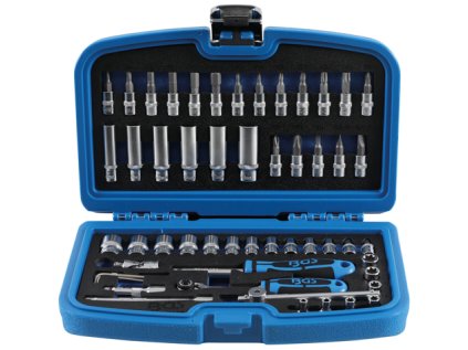 Gola sada 1/4", 6hranné hlavice Pro Torque, 53 dílů - BGS 2148
