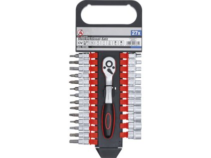 Gola sada 1/4", 6hranné hlavice Pro Torque 4-13 mm, 27 dílů