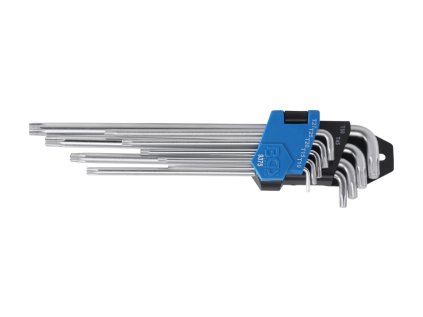 Klíče TORX extra dlouhé a krátké, T10-T50, sada 9 dílů - BGS 9375