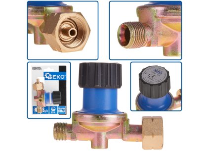 Regulátor tlaku, pro lahve M21.8 x 1/14", 0,5-4 bar