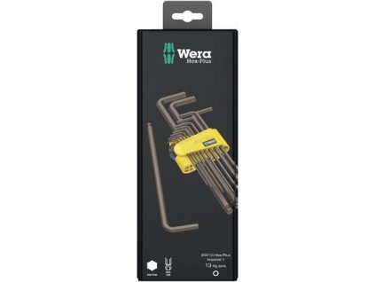 Wera 021721 Sada šestihranných klíčů Wera 950/13 Hex-Plus Imperial 1 SB, palcové, BlackLas