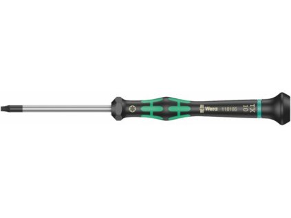 Wera 118186 Šroubovák TORX TX 10 HFx60 mm k použití v elektronice Kraftform Micro typ 2067