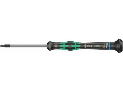 Wera 118072 Šroubovák šestihranný 3x60 mm k použití v elektronice Kraftform Micro typ 2054