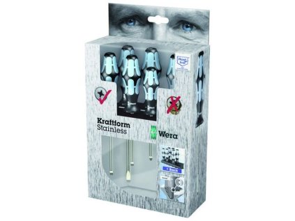Wera 032060 Sada šroubováků Kraftform Plus 3334/6, (6 dílů + stojánek)