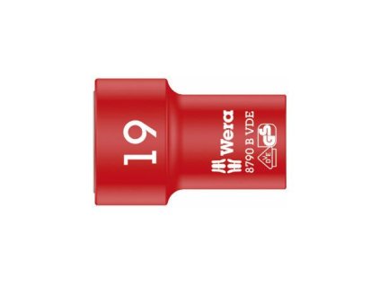 Wera 004963 Nástrčná hlavice 3/8" 6hran 19 mm typ 8790 B Zyklop VDE
