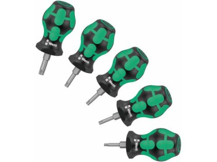 Wera 008876 Držáky bitů a šroubováků TORX® Stubby Set TX 1 Sada 5 dílů